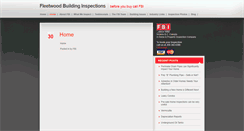 Desktop Screenshot of fleetwoodinspections.ca